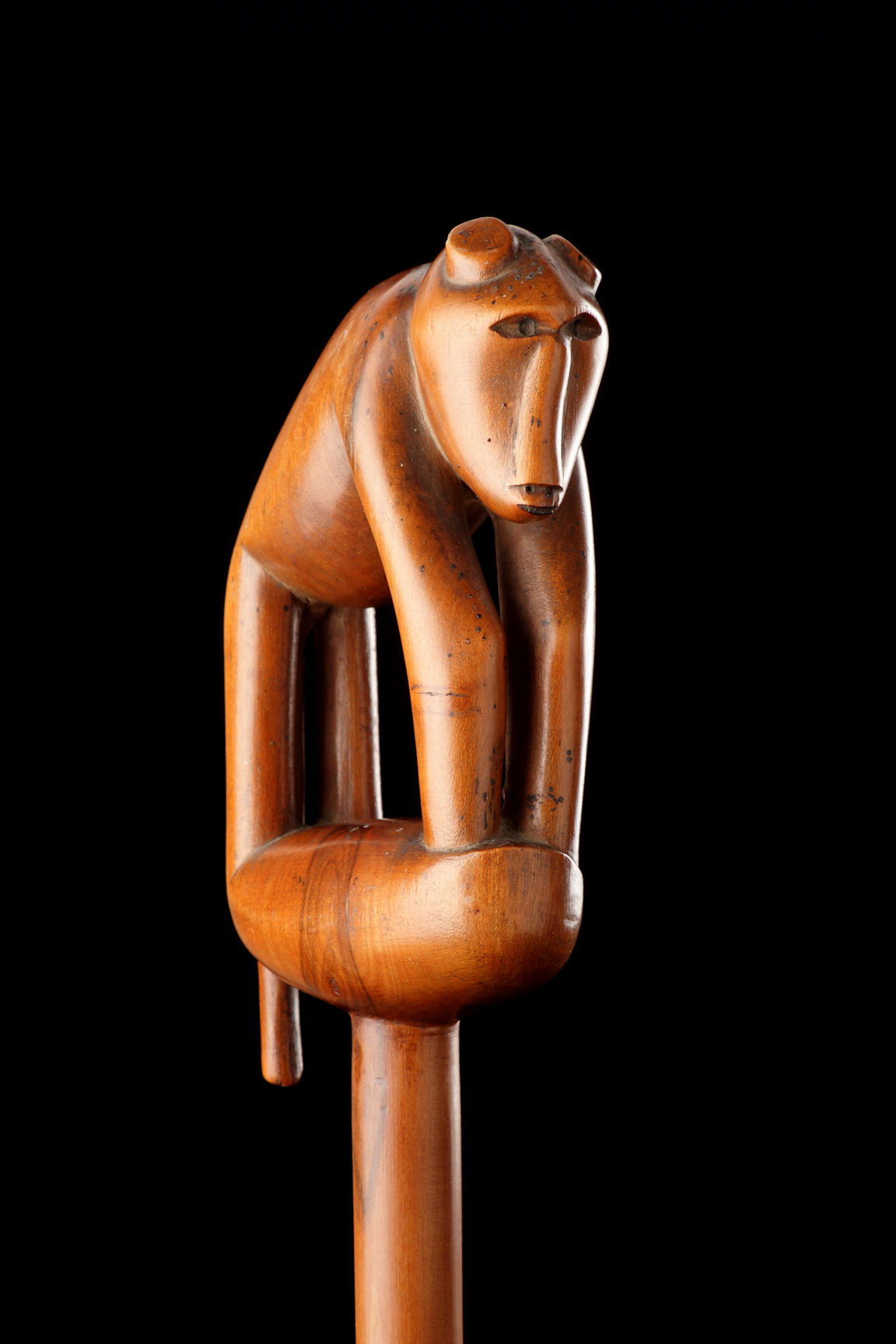 South African Tsonga Figurative Prestige Staff Attributed to the ‘Baboon Master’